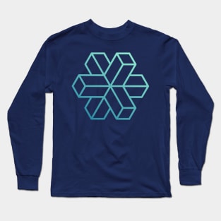 Strange Geometry - Expand (Outline) Long Sleeve T-Shirt